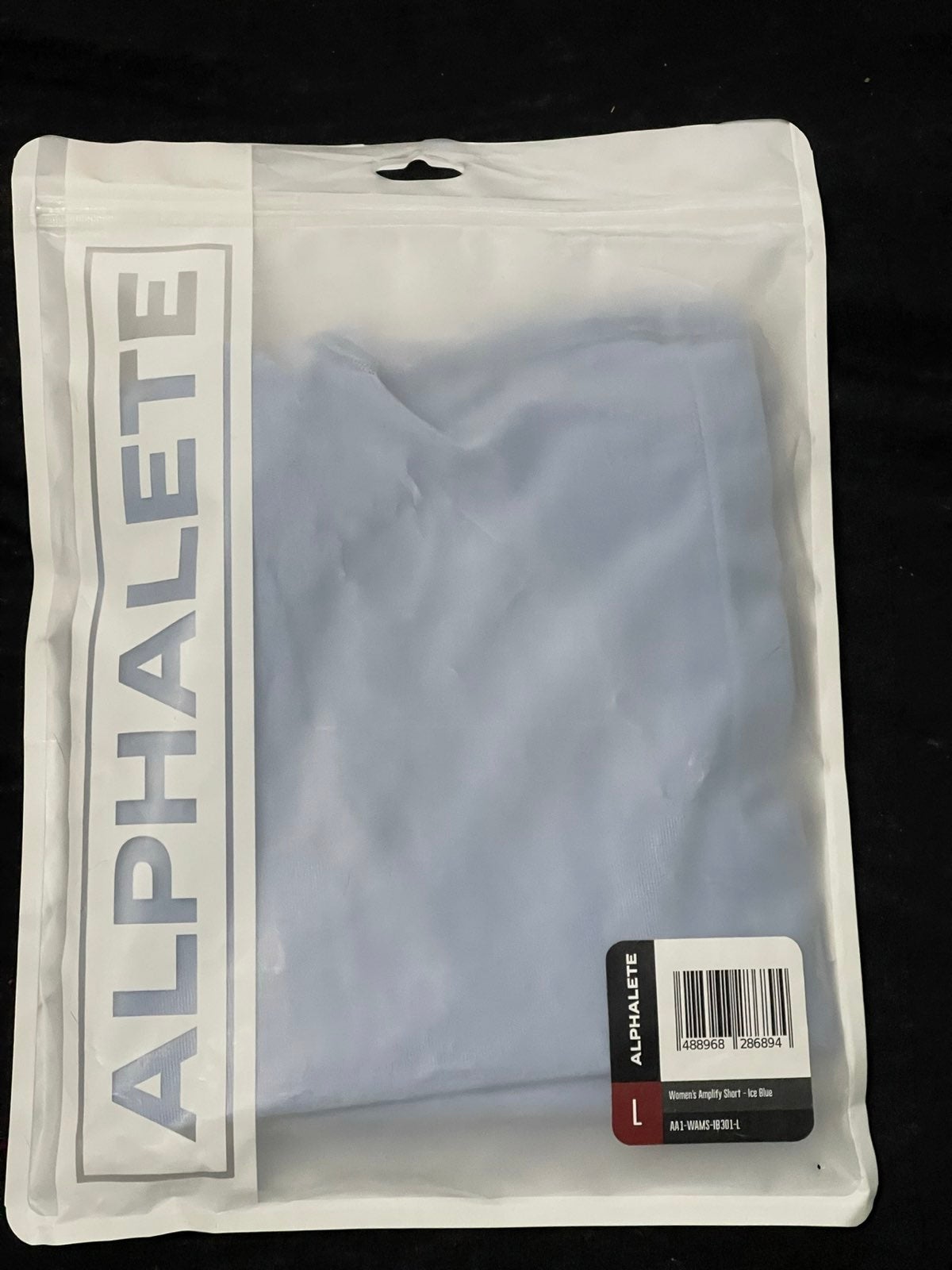 Alphalete amplify shorts LARGE ICE BLUE