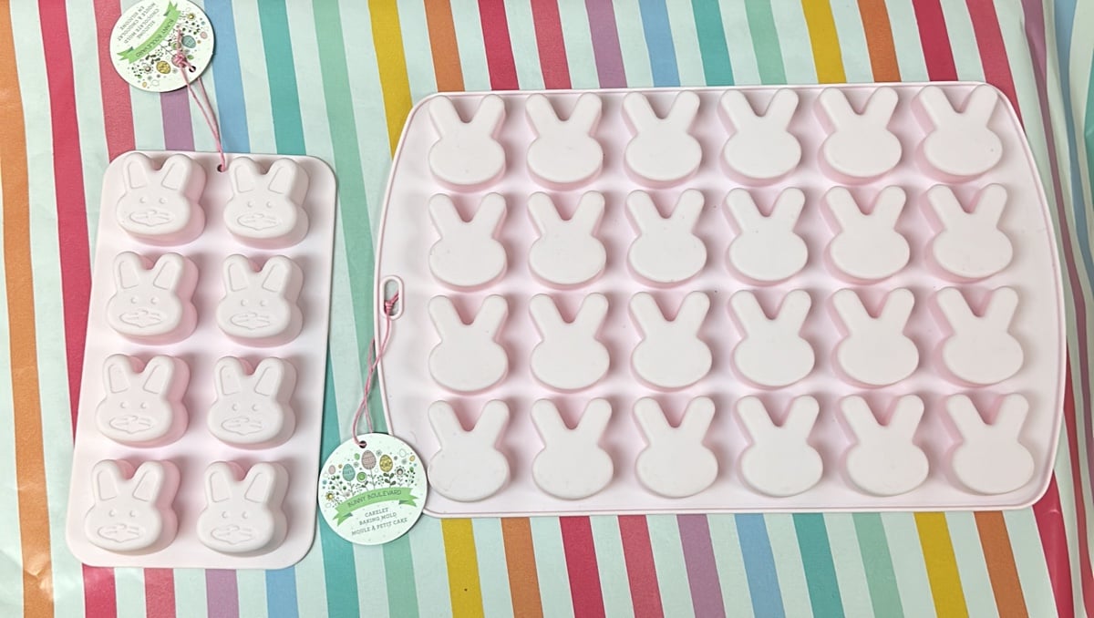 Pink Easter Bunny baking mold
