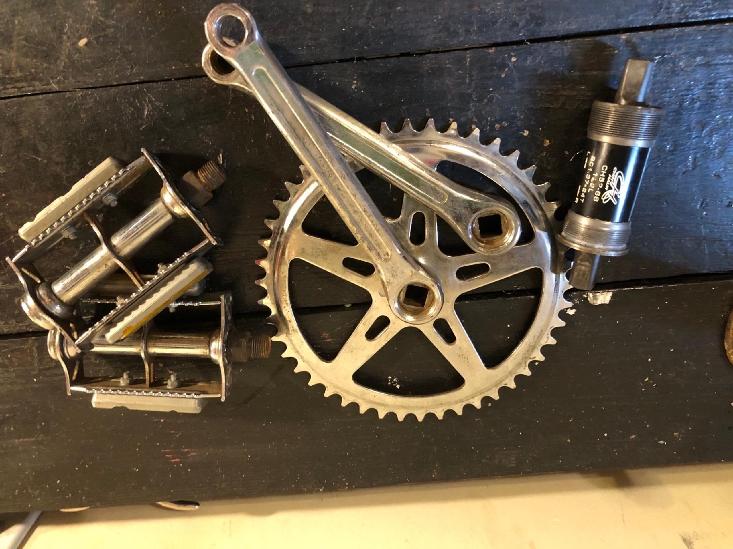Old School Schwinn 42t 170mm 3pc Fixie / BMX Bike Crankset