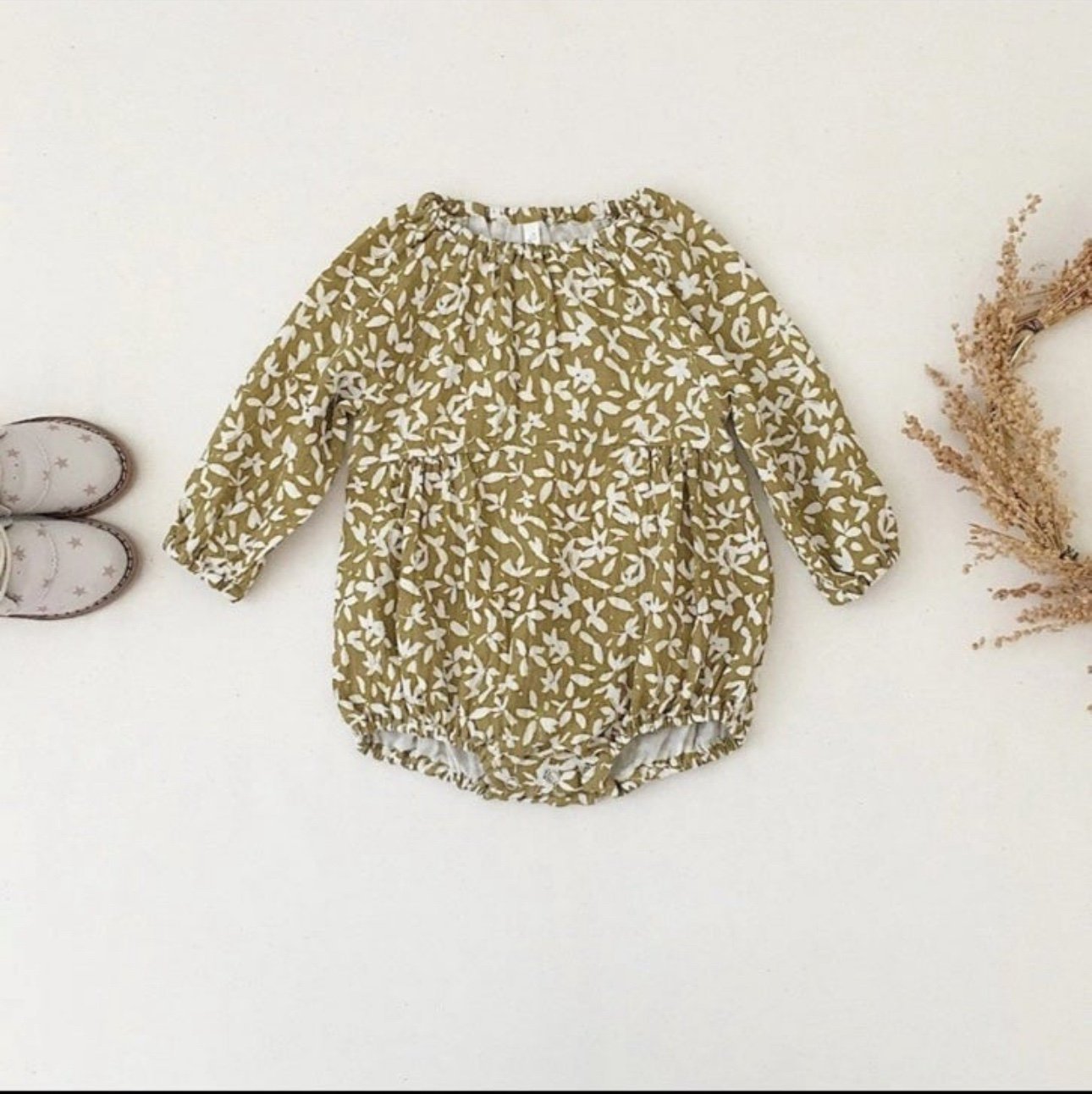 Rylee and Cru Bubble Romper 3-6