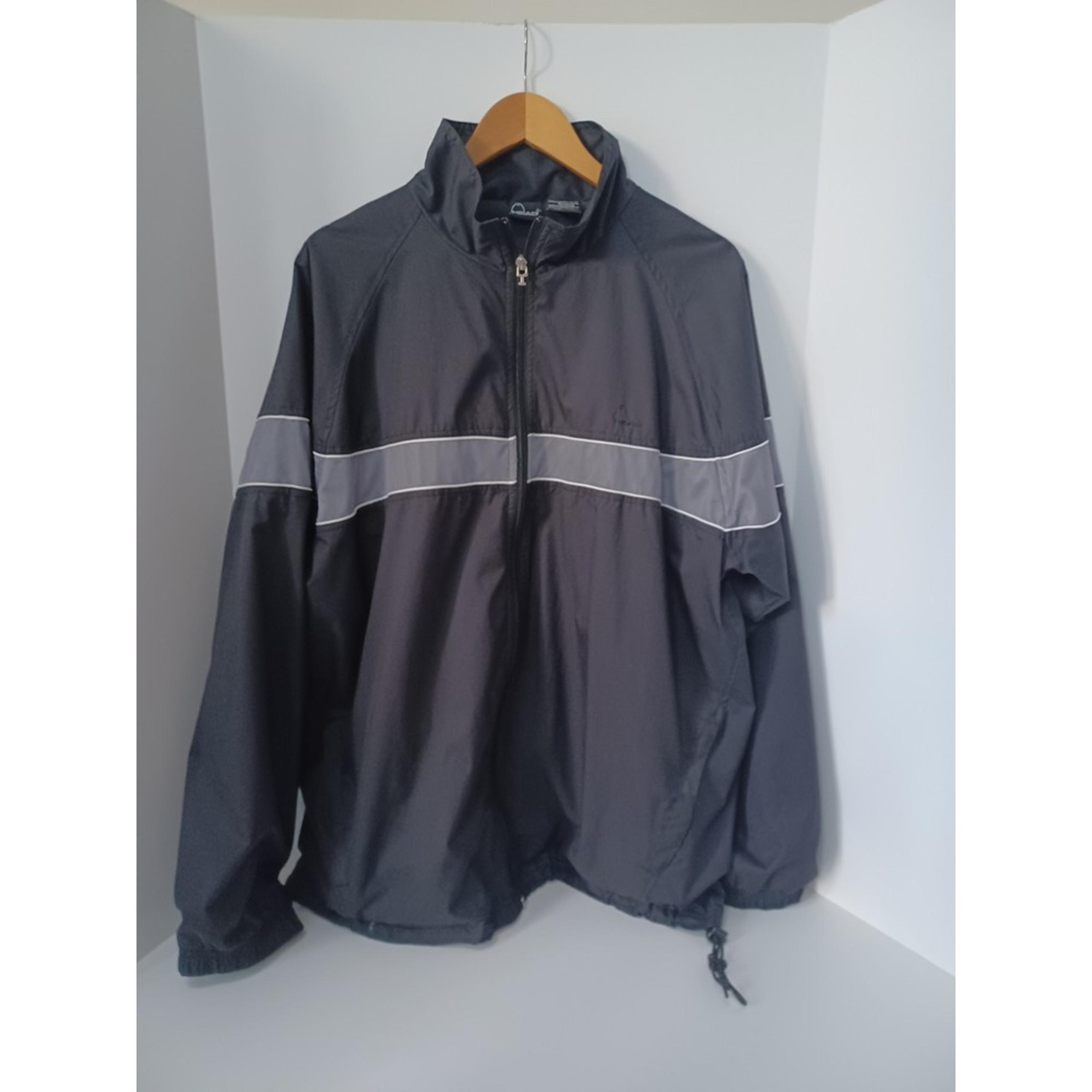 Head Men's Size XL Full Zip Black And Gray Duster Lightweight Windbreaker