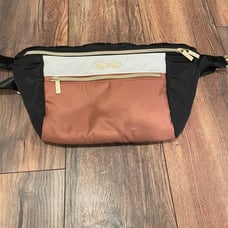 Itzy Ritzy Park Bag Fanny Pack - Coffee & Cream