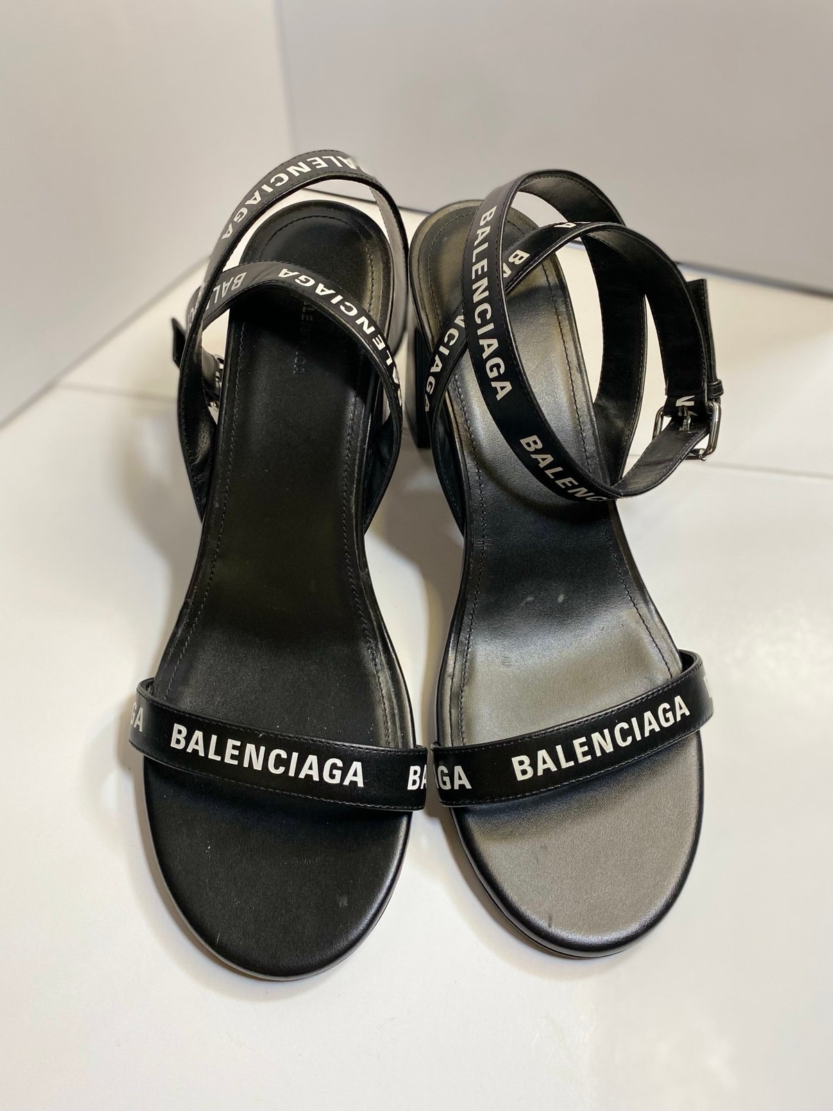 Balenciaga block sandals