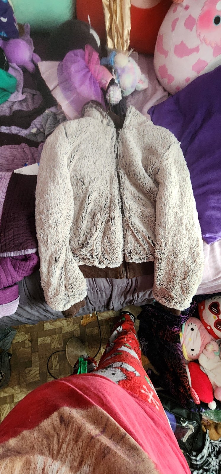Special one Double-sided fur hoddie