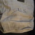 ORIGINAL KOREAN WAR 1951 MILITARY USAF WHITE DUFFEL BAG LARGE w/OD STRAP LD 4253
