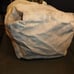 ORIGINAL KOREAN WAR 1951 MILITARY USAF WHITE DUFFEL BAG LARGE w/OD STRAP LD 4253