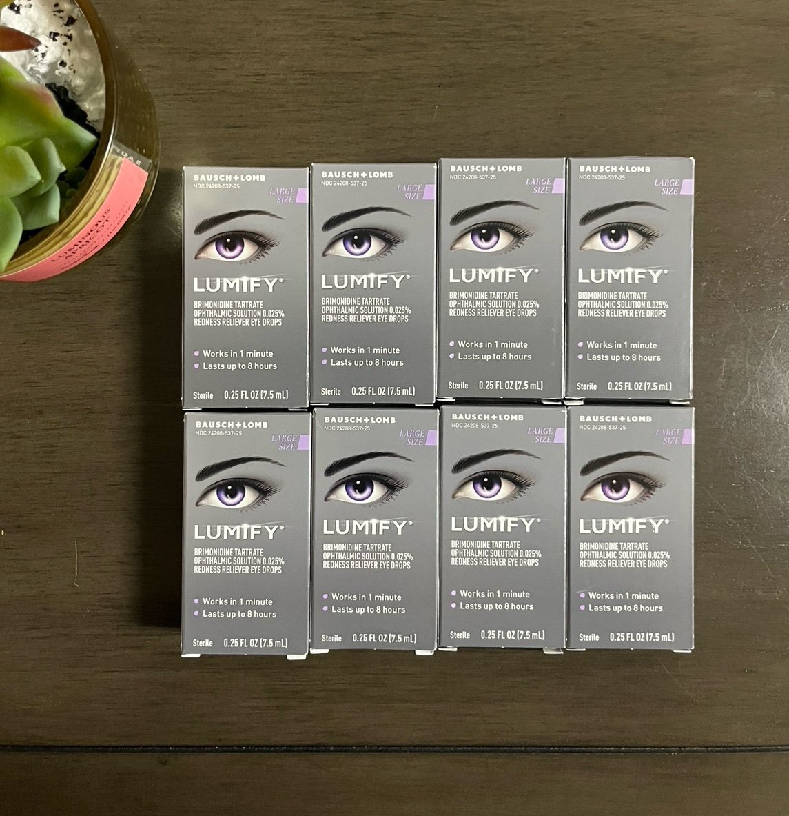8 Box Lumify Eye Drops 7.5ml