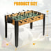 Foosball Table Game 48 Competition Sized Soccer Wood Adults Kids Home Indoor
