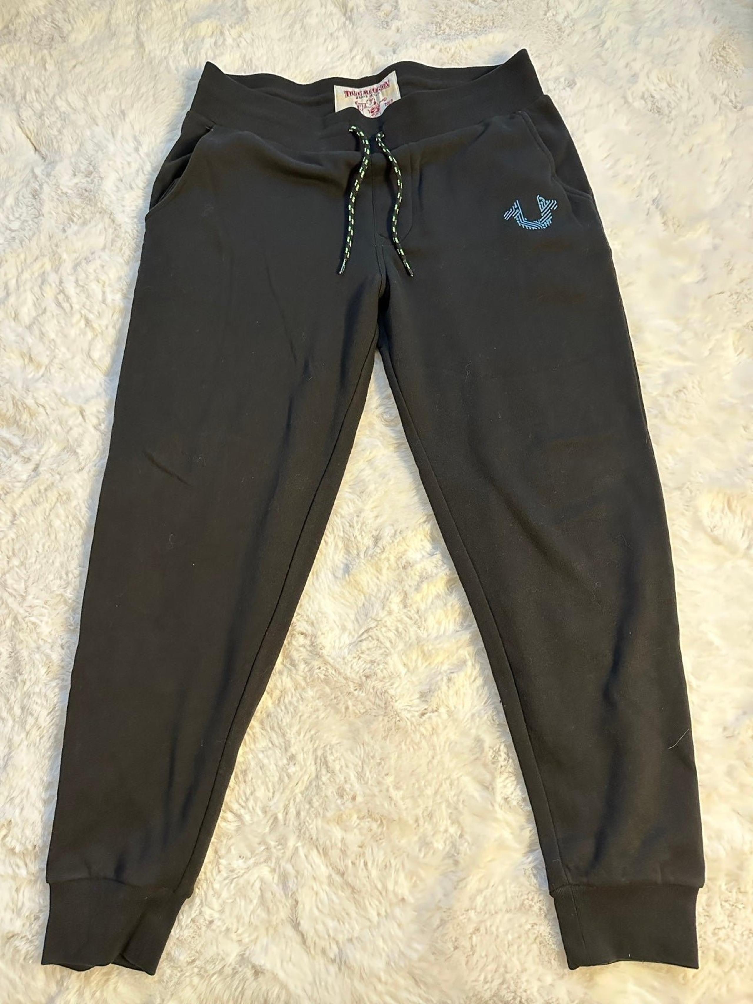 True Religion Men’s Classic Logo Jogger Sweatpants