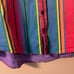 Vintage Wrangler Brushpopper X-Long Tails Western Striped Rodeo Rainbow Shirt