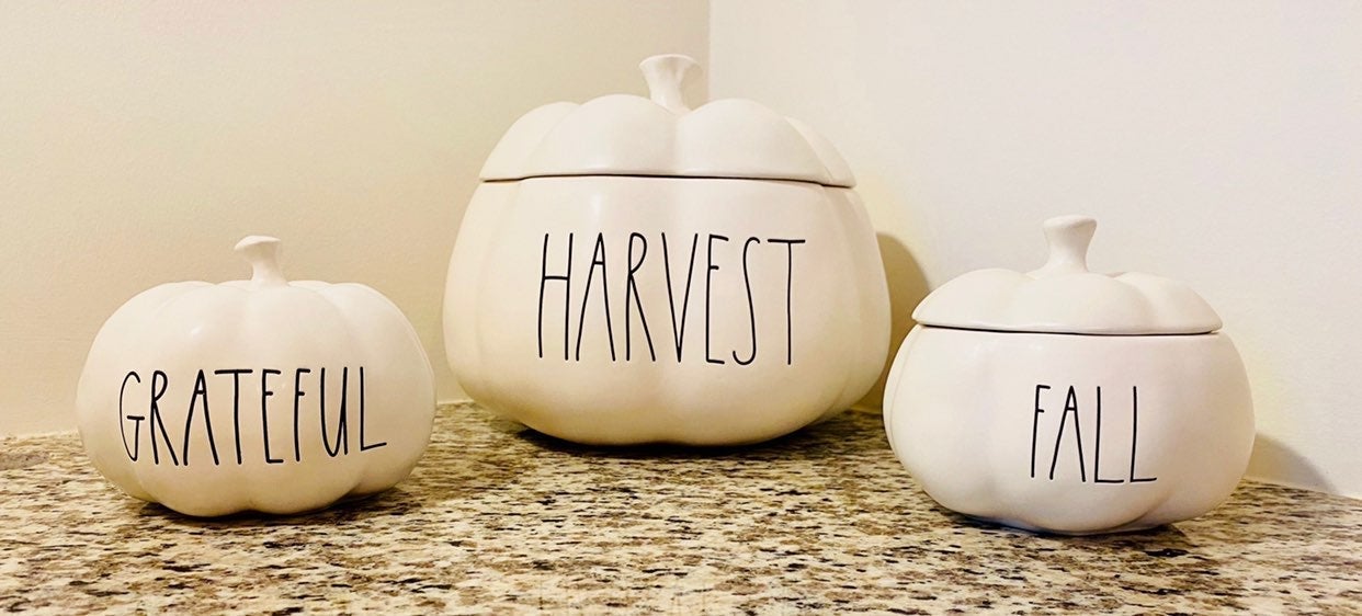 Rae Dunn Halloween Pumpkins