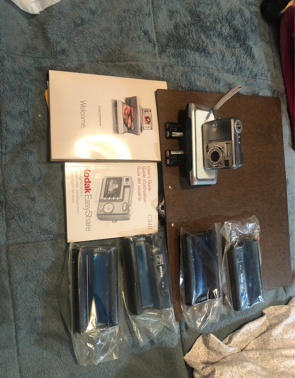 A Kodak easy share C340 digital camera