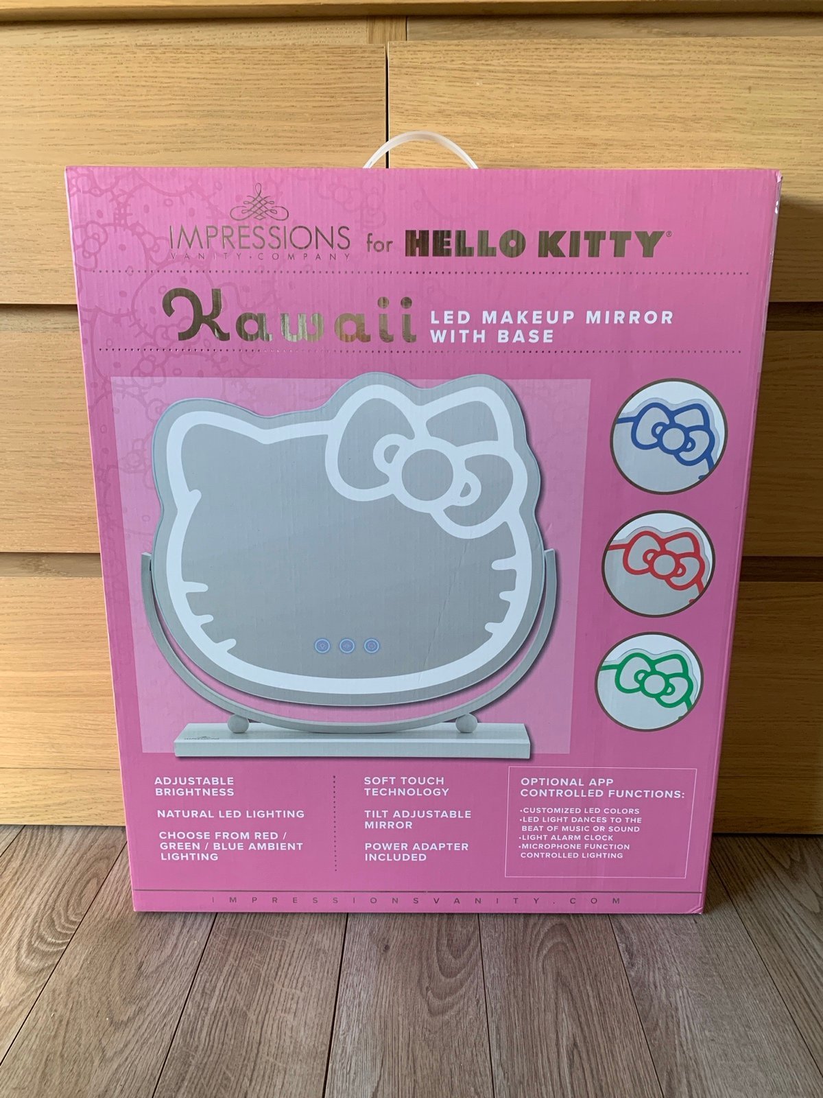 Hello Kitty Impressions LED Mirror With Base
