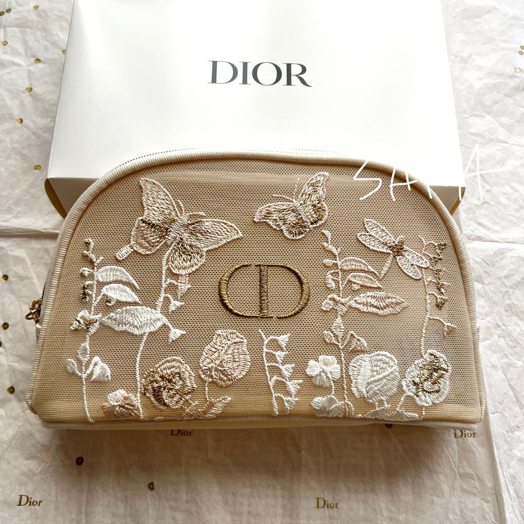 [ ] DIOR★Dior★Embroidered Pouch
