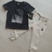 VOLCOM Baby NEW Black Washed T-Shirt & Jogger Pants