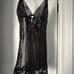 Adore Me Alicia Black Lace Babydoll Lingerie Set Size Medium