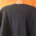 J. Crew men's lambswool V-neck sweater, heathered navy, XL