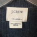 J. Crew men's lambswool V-neck sweater, heathered navy, XL