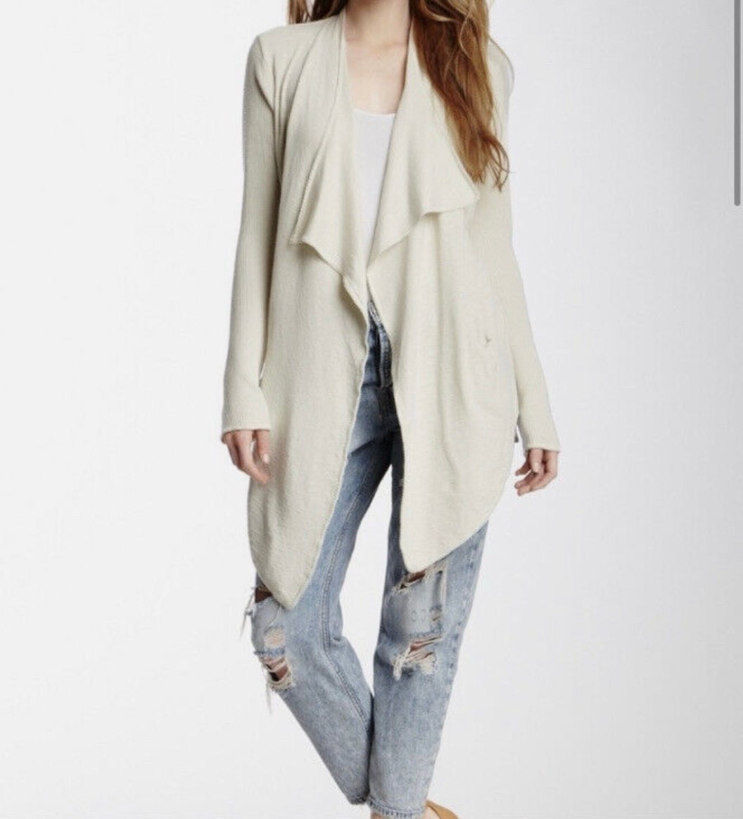 pëtë & grëta | Johnny Was | Black Faceplant Bamboo Swing Jacket Cardigan