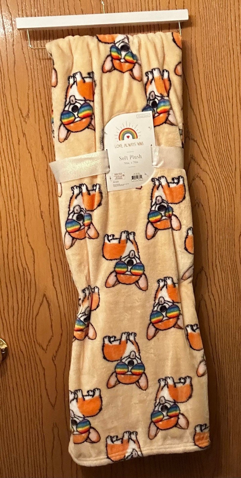 Pride Corgi Oversized Throw Blanket