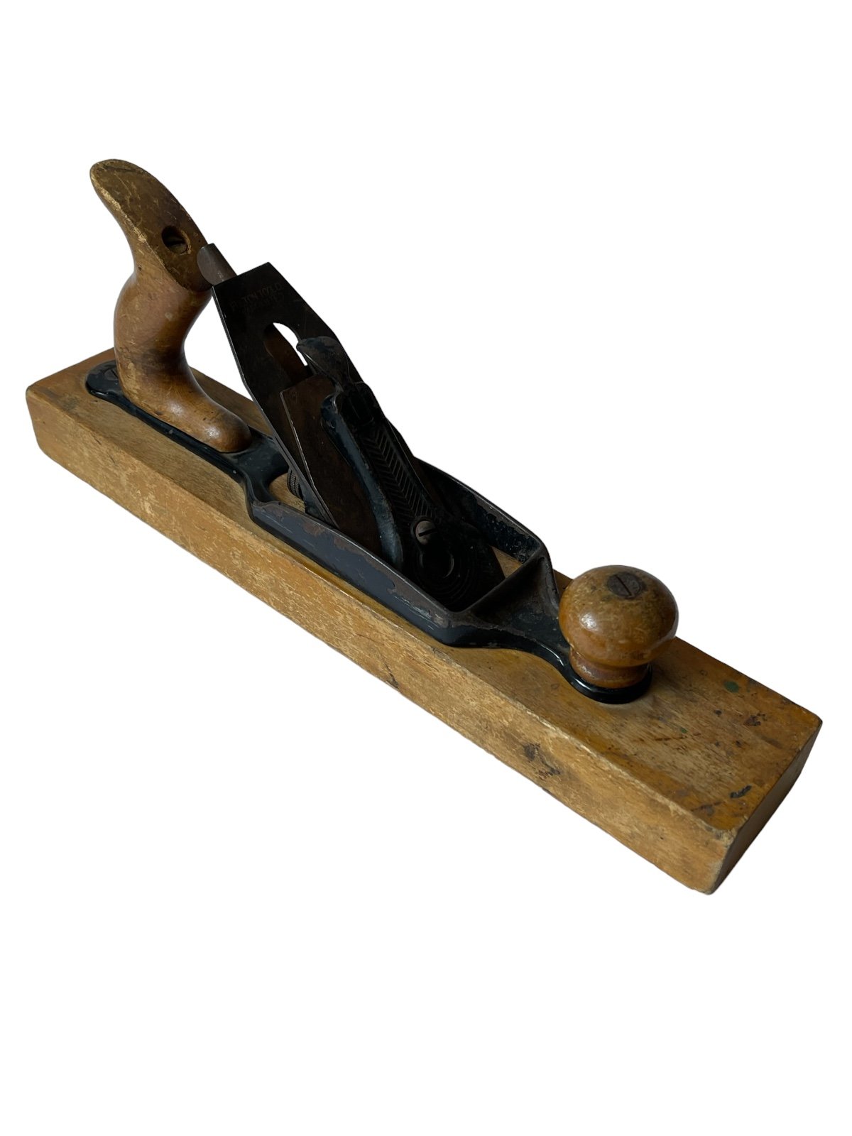 Antique FULTON wood planer Tools Shop Barn Farm Man Cave Collectible Carpenter.