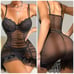️ Eyelash Lace Panel Ruched Bow Ruffle Trim Underwire Slips & Thong