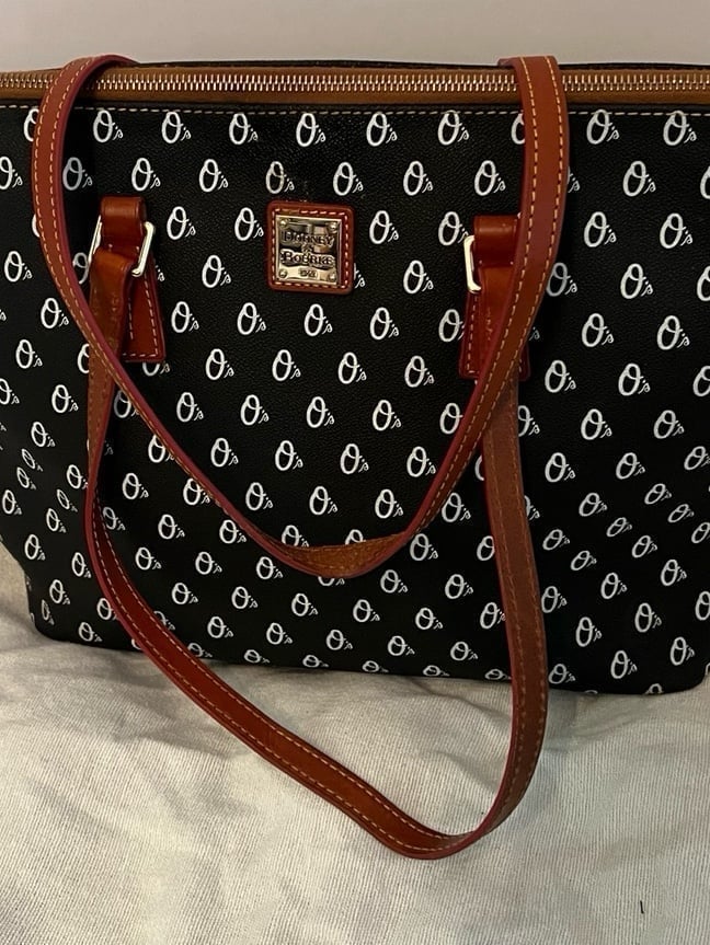 BALTIMORE ORIOLES DOONEY & BOURKE BALTIMORE ORIOLES LOGO HANDBAG