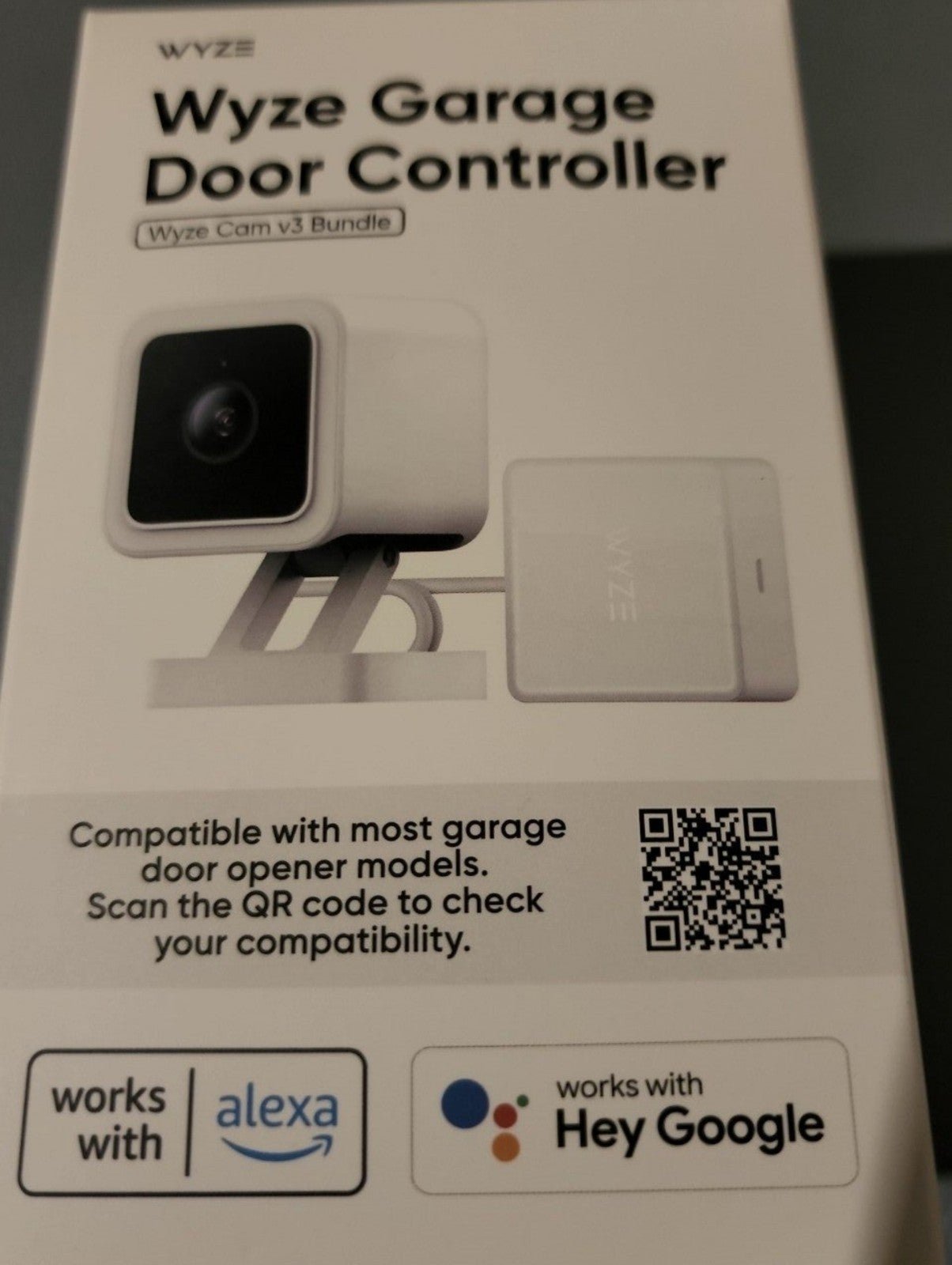 Wyze Smart Garage Door Opener W/Built-In HD Video, Remotely Control Garage Door,