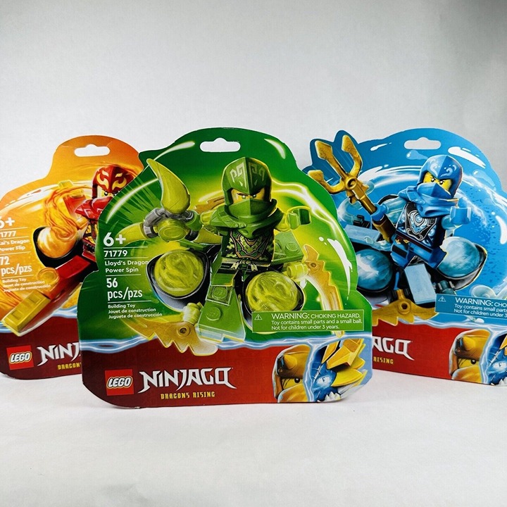 Lego Ninjago Dragons 71777 71778 71779 Kai Power Flip Nya