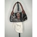 Women's Brahmin Sophie italian leather brown/black shoulder purse w/dustbag