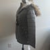 NWT Bebe Sport Gray Quilted Puffer Parka removable faux fur hooded Jacket (M)