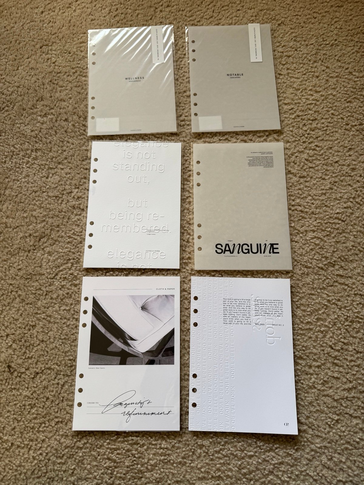 Cloth & Paper A5 Ring Dashboards Bundle
