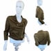 Ellison olive suede utility jacket M