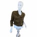 Ellison olive suede utility jacket M