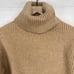 Aritzia Babaton Guell Merino Wool Turtleneck Sweater Size S Camel Tan Cropped