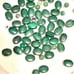 Lot of malachite oval beads and more