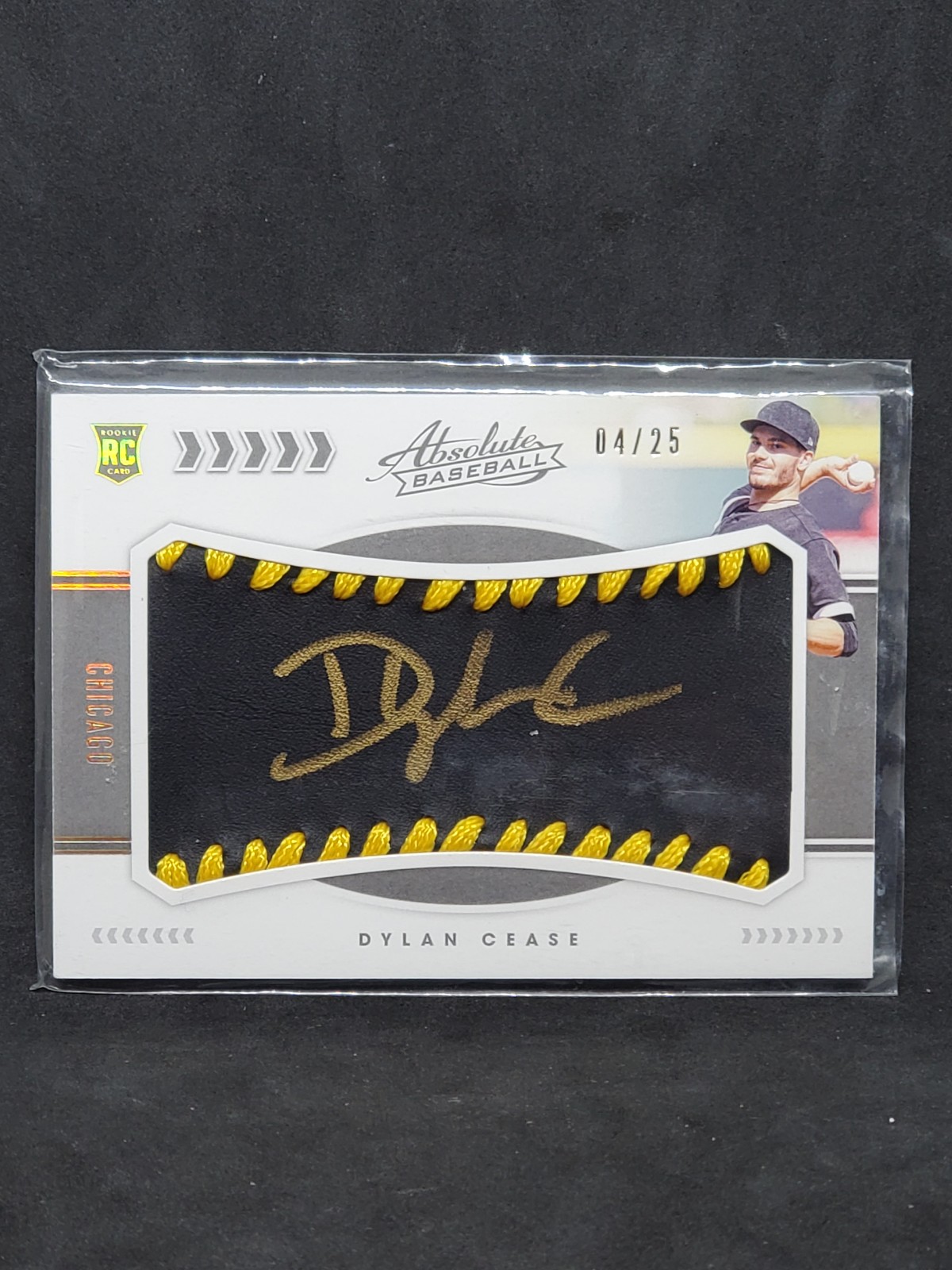 2020 Panini Absolute RPA #145 Dylan Cease 4/25 Chicago White Sox RC