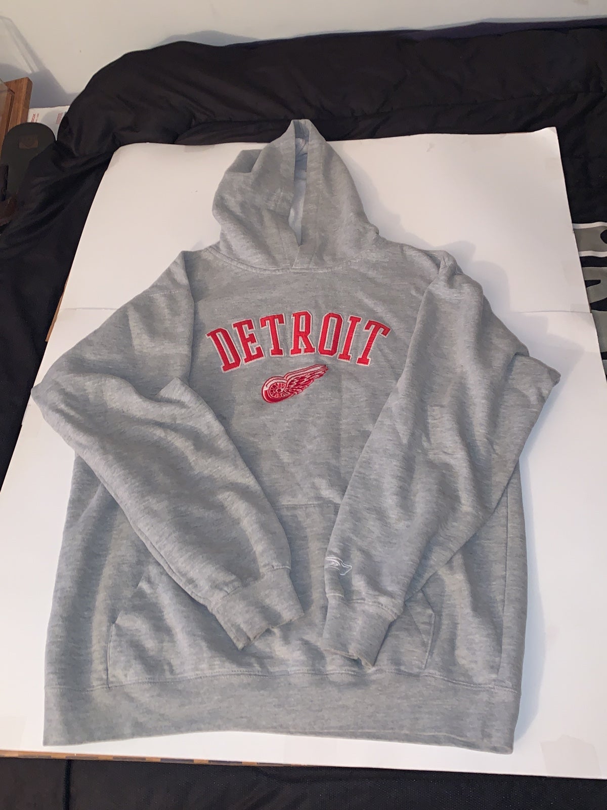 Vintage NHL Rebook embroidered Detroit red wings hoodie