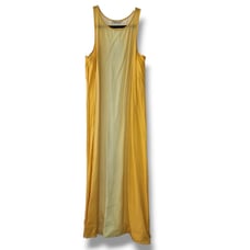 Outerknown NWT Yellow Saffron Ombre Side Slit Ellison Midi/ Maxi Dress S Tencel