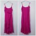 1.State Pink Ruffle Tiered Maxi Dress