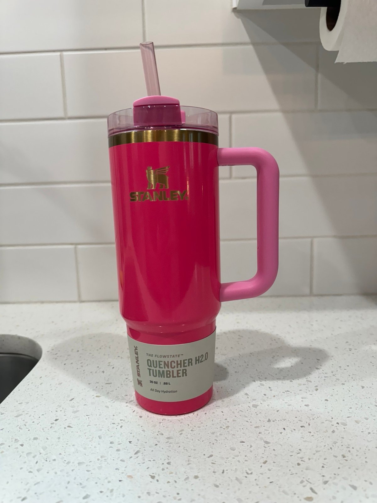 stanley PINK parade 30oz