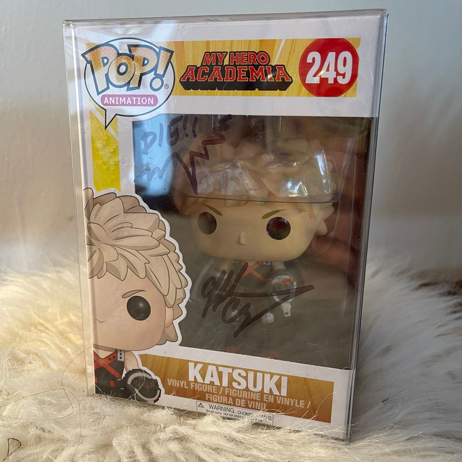 Funko Pop Katsuki Bakugo #249 Clifford Chapin Signed