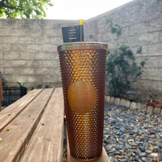 STARBUCKS 50TH COPPER STUDDED TUMBLER