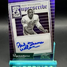 2024 Leaf Metal Fred “The Hammer” Williamson Purple Superscribe Full Auto 1/1