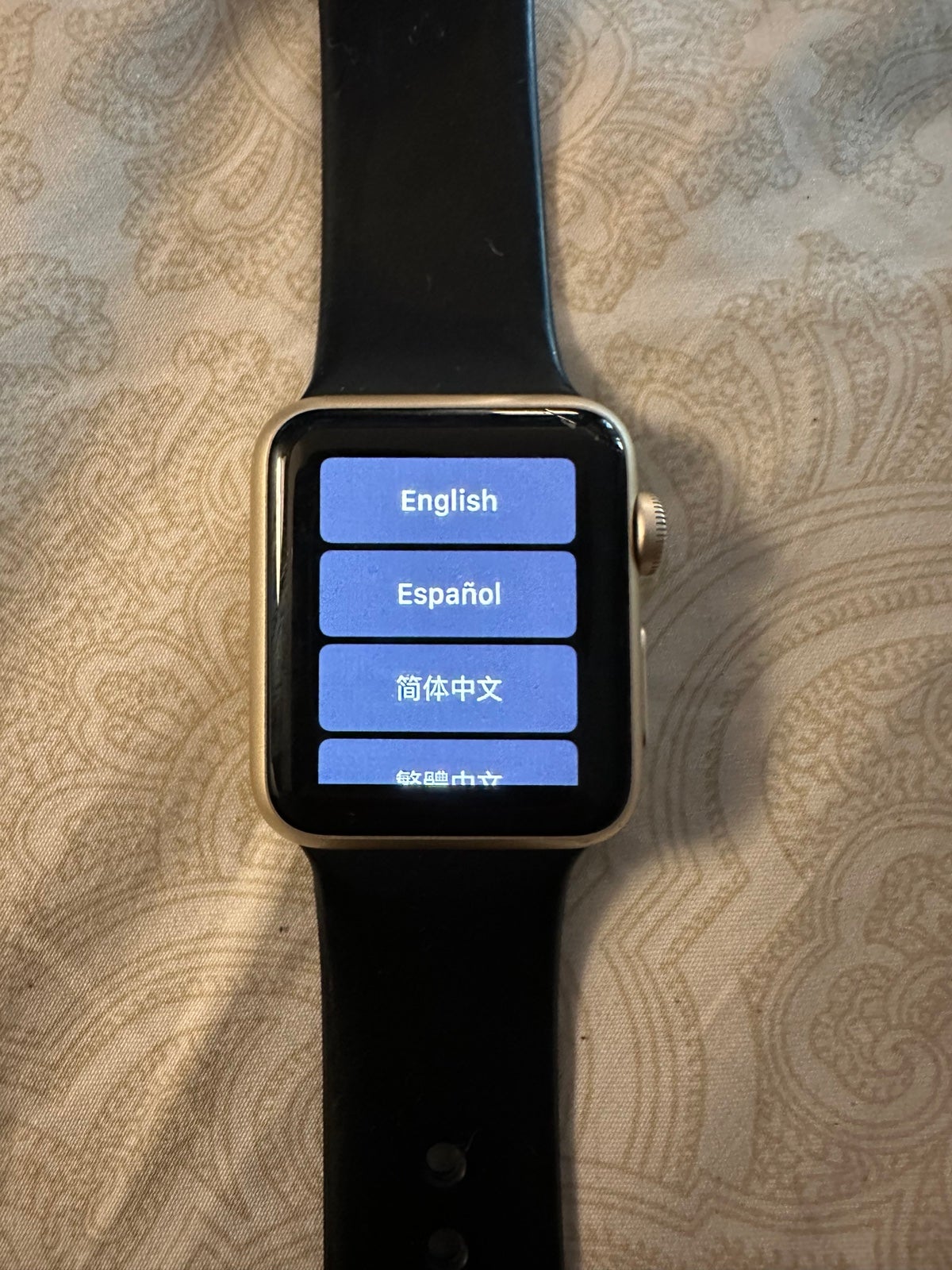 Apple Watch Series 1 38mm Aluminum Gold