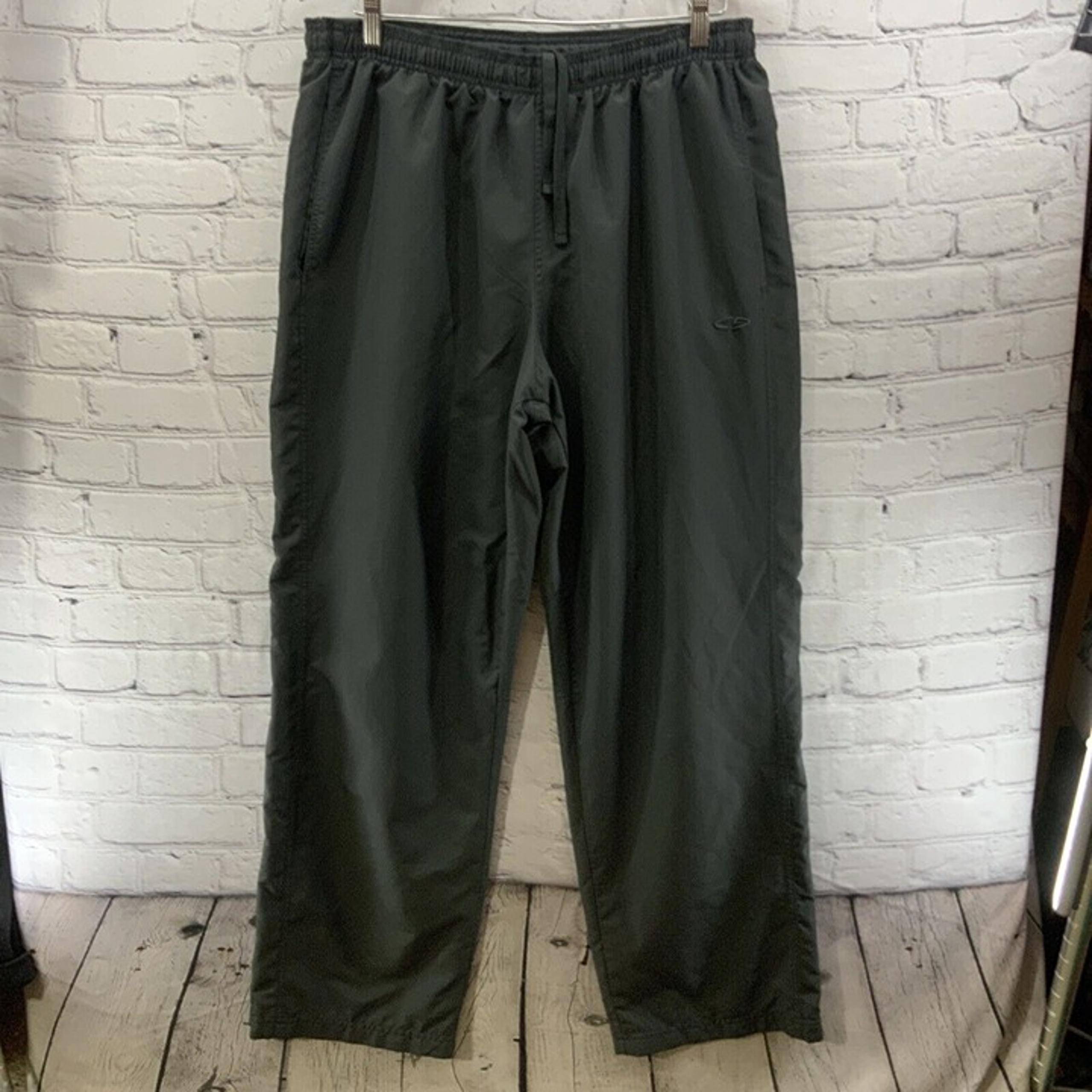 Champion Sweatpants Mens Sz L Gray Athletic Drawstring Waist