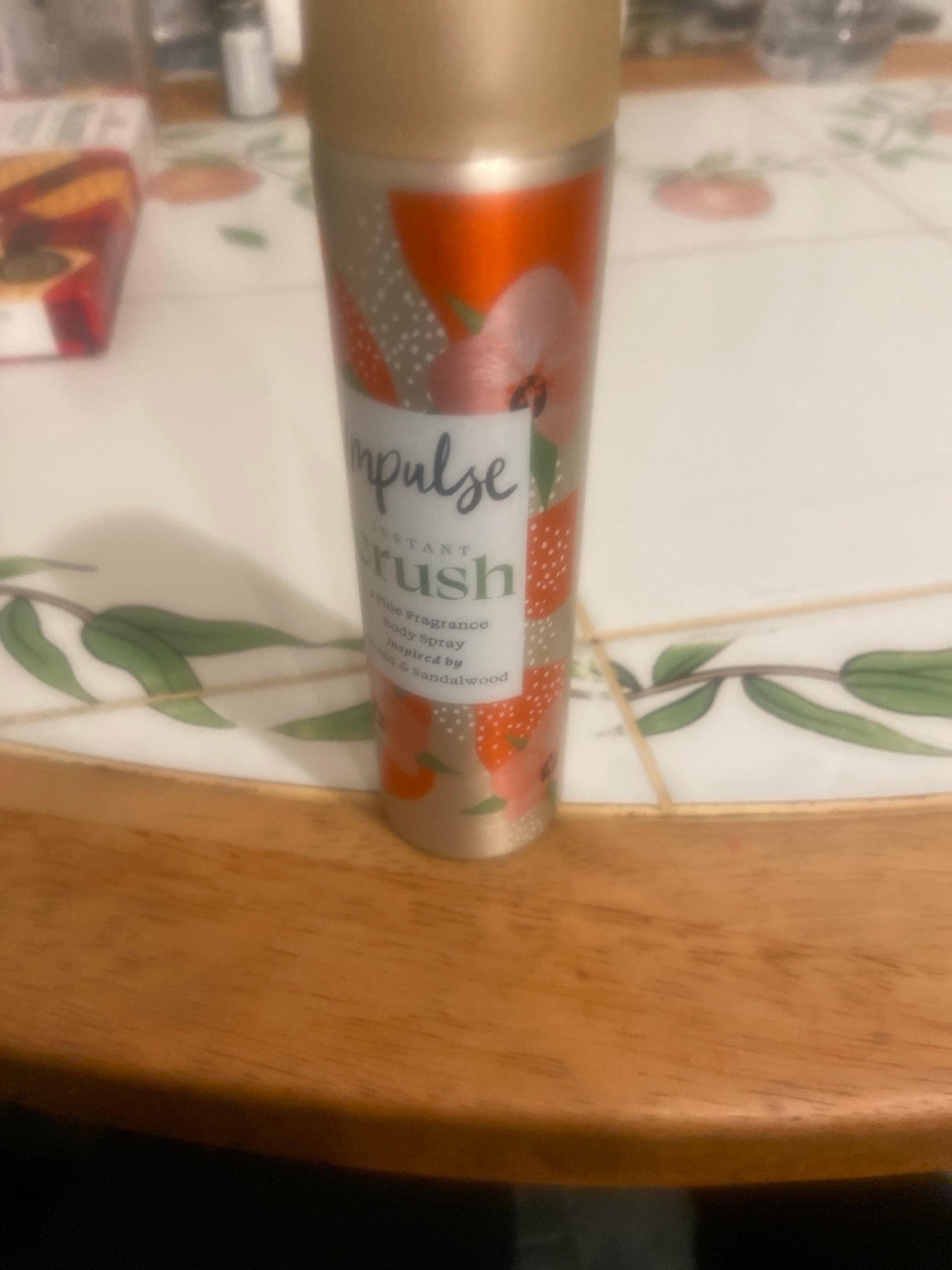 Impulse crush body spray
