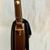 GUC Calfskin Horsebit 1955 Shoulder Bag Brown Sugar