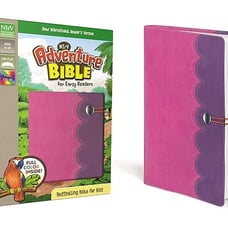 NIrV, Adventure Bible for Early Readers, Leathersoft, Pink/Purple, Full Color
