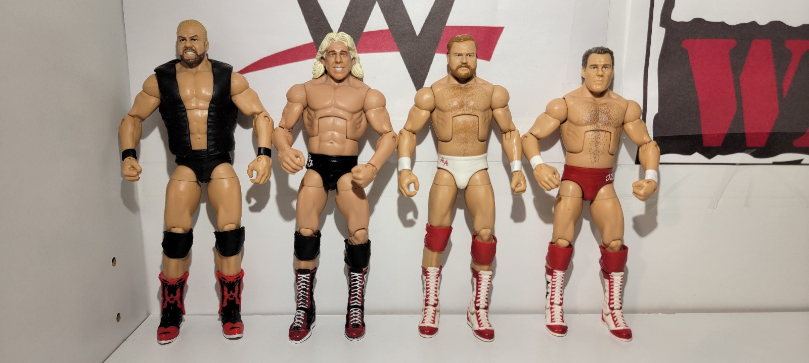 THE FOUR HORSEMAN WWE ELITE SERIES FIGURES